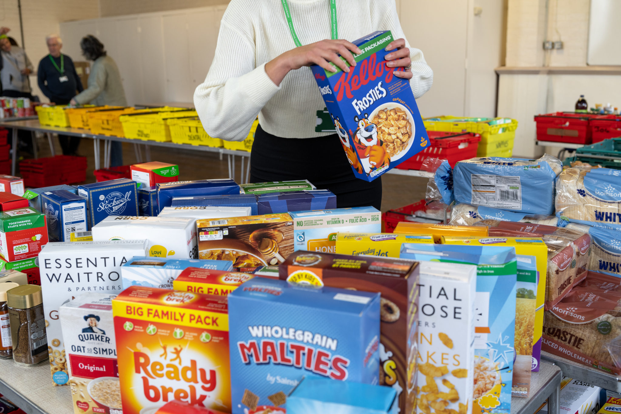Eastbourne Foodbank provides 13,459 food parcels in six months and