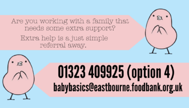 Baby Basics contact details flyer