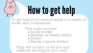 Baby Basics - how to get help flyer